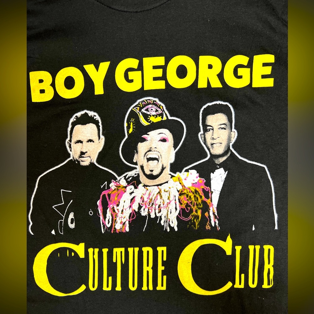 🎶 NWOT! Boy George Culture Club 2023 Concert Tee
